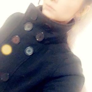 Double-breasted Wool Pea Coat